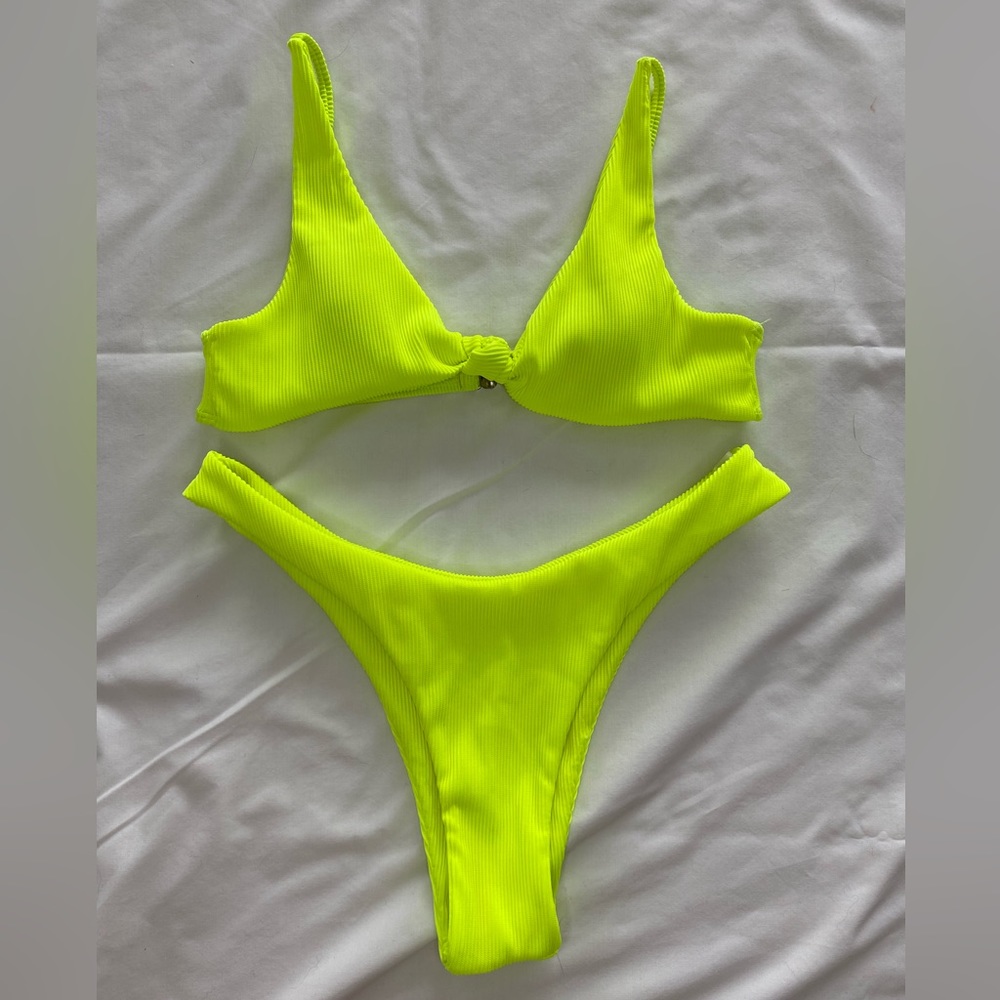 Neon Yellow Bikini